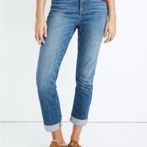 NWT Madewell High-Rise Slim boyfriend jeans